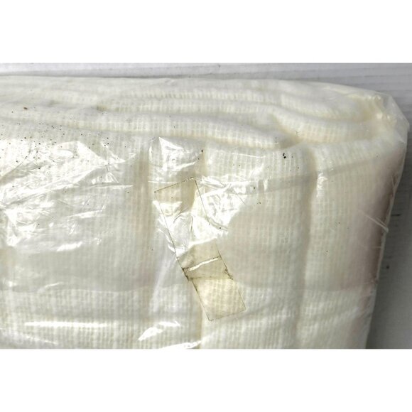 Vintage Jubilee Ivory Full Size 76 x 90 Thermal Blanket Year Round Comfort USA - Picture 8 of 10